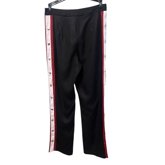 Lovers + Friends Black Flare Pants with Red and White Stripes - Picture 4 of 7